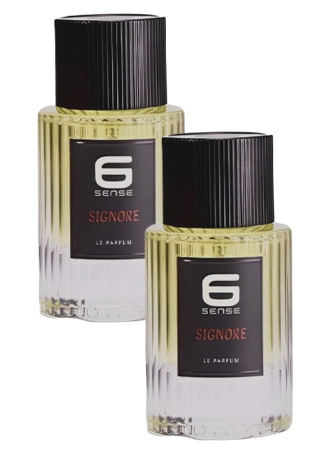 الحاسة السادسة 2 قطع عطر سيجنور للرجال 50 مل - Image 1