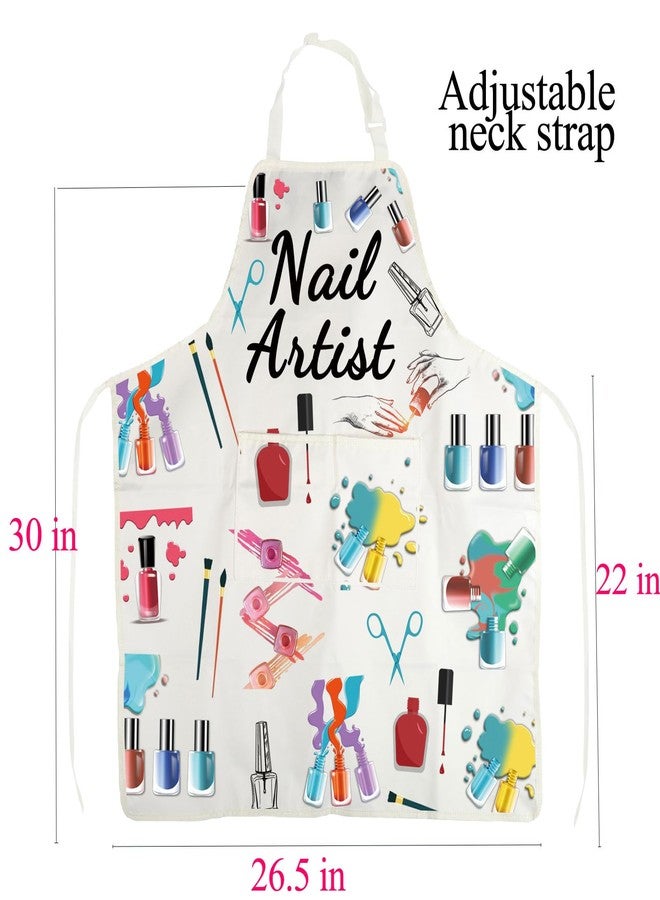 BNQL Nail Artist Apron with Pockets - Apron Gifts for Nail Technician & Manicurist - Image 2
