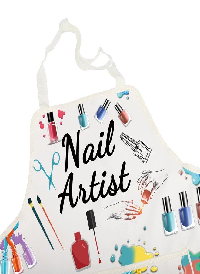 BNQL Nail Artist Apron with Pockets - Apron Gifts for Nail Technician & Manicurist - Image 3