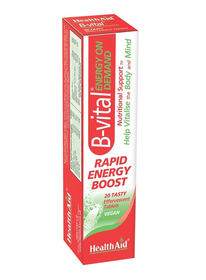 HealthAid B-Vital Effervescent 20 Tablets - Image 1