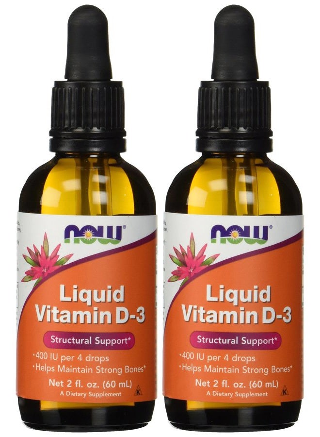 Foods Liquid Vitamin D-3 400Iu/4 Dropper, 2 Fluid Ounce (Pack of 2)