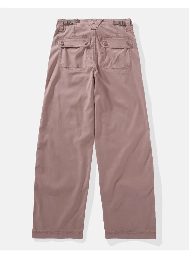 امريكان ايجل Dreamy Drape High-Waisted Baggy Wide-Leg Pants