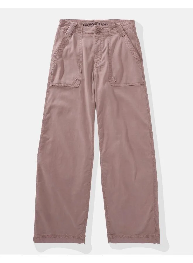 American Eagle Dreamy Drape High-Waisted Baggy Wide-Leg Pants