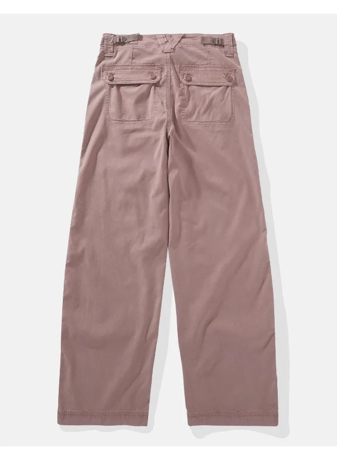 American Eagle Dreamy Drape High-Waisted Baggy Wide-Leg Pants