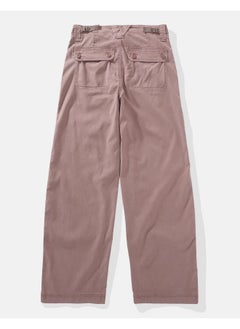 American Eagle Dreamy Drape High-Waisted Baggy Wide-Leg Pants  - Image 4
