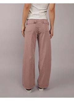 American Eagle Dreamy Drape High-Waisted Baggy Wide-Leg Pants  - Image 2