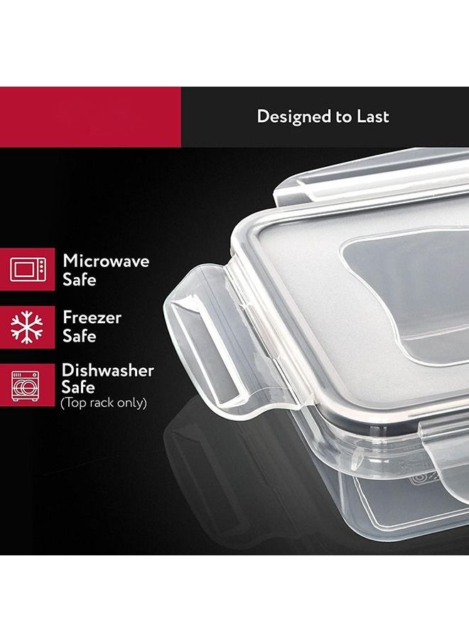 Arabest - 24-Piece Food Storage Container Set with, Plastic Leak-Proof BPA-Free Containers for Kitchen Organization, Meal Prep, Lunch Containers (Includes Labels & Pen) - Image 1