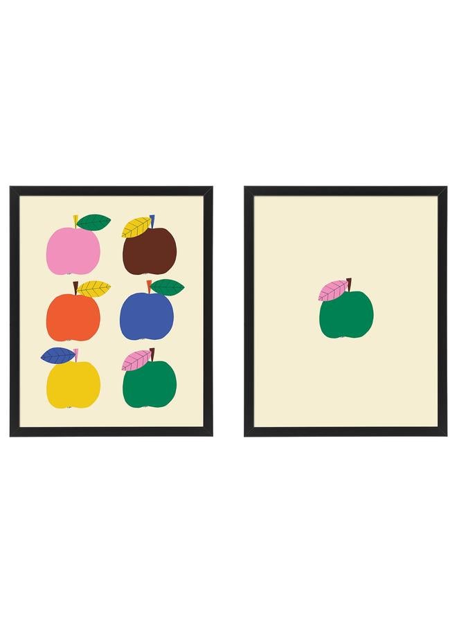 Green Tiger Frame With Poster, Apple Game, 40X50 Cm - Image 1