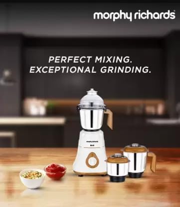MORPHY RICHARDS Mixer Grinder Brut Xtra (640135) 800 WATT Black & Gold - Image 2