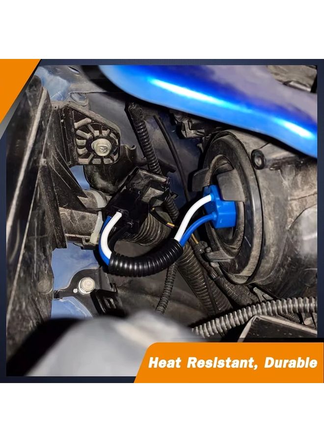 H4 Male Female Ceramic Wiring Harness Connector Plug And Play For Headlights - Image 5