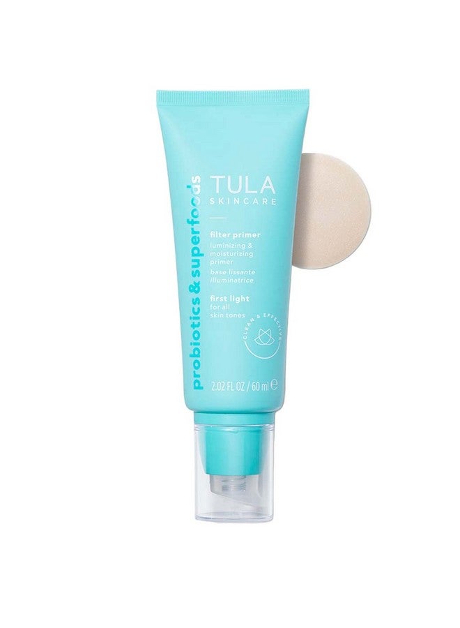 TULA Skin Care Supersize Filter Primer Luminizing & Moisturizing Primer ; Prime, Smooth & Illuminate With A Filterlike Finish ; First Light, 2.02 Fl. Oz. - Image 1