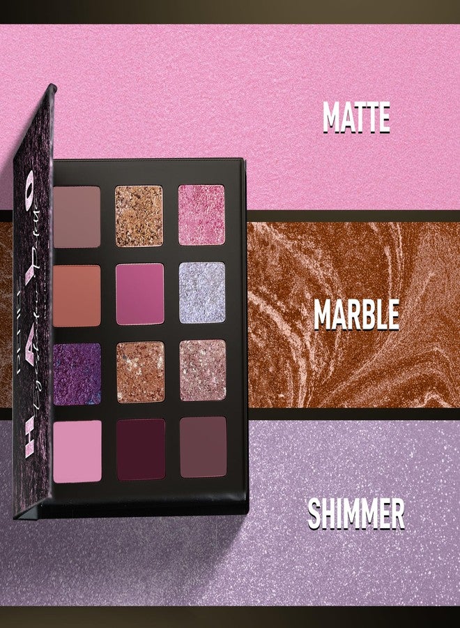 RENEE HALO Eyeshadow Palette - Pinks | 12 Super Blendable Shades | Matter, Shimmery, Pearly Finish | Everyday Look | Vitamin E, Argan Oil, Jojoba Oil Infused | 15 g - Image 4