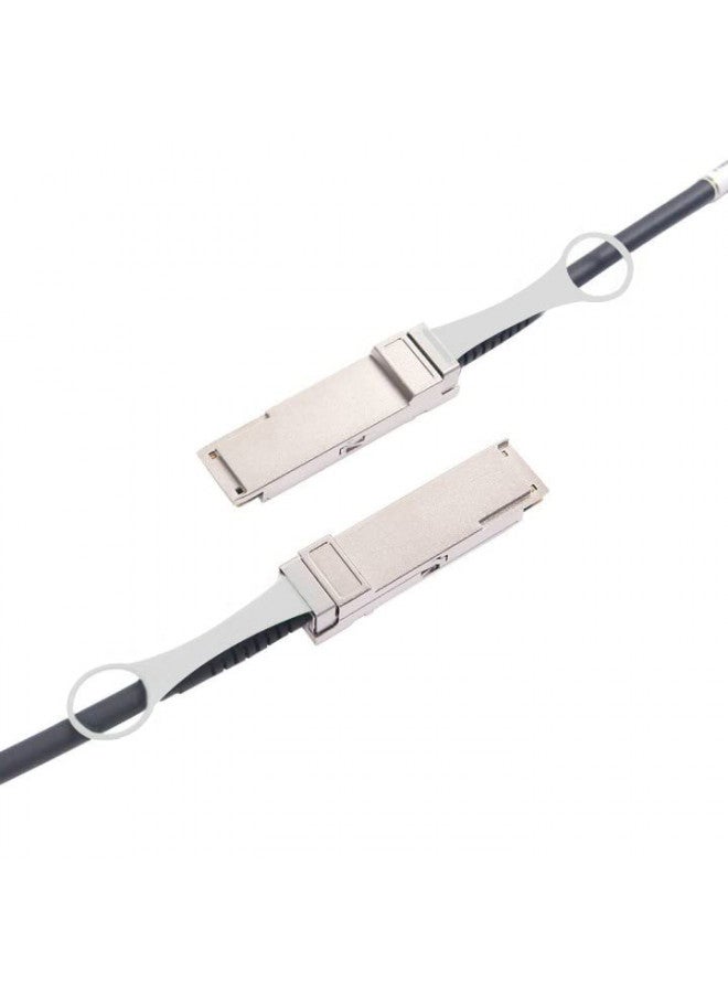 10Gtek 40G QSFP+ DAC Cable - 40GBASE-CR4 Passive Direct Attach Copper Twinax QSFP Cable for Cisco QSFP-H40G-CU2.5M, Meraki MA-CBL-40G-2.5M, Supermicro, Mikrotik, Open Switch Devices, 2.5-Meter(8.2ft) - Image 1