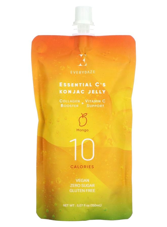 Essential C's Konjac Jelly Mango 5.07 fl oz (150 ml)