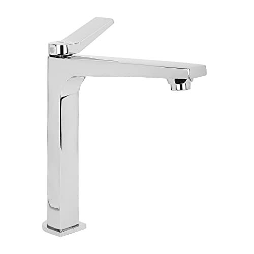 Hindware F410002CP Edge Pillar Tap - Tall | Long Spout | Cold Only | Wash Basin Tap | Brass with Premium Chrome Finish - Image 3
