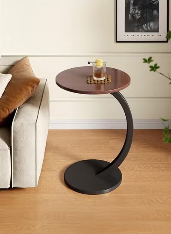 Beauenty Modern C-shaped side table, side table, sofa side table, coffee side table for living room, bedroom and office - Image 5