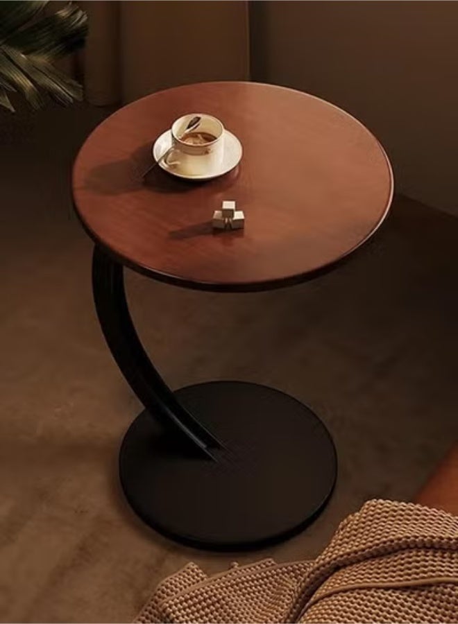Beauenty Modern C-shaped side table, side table, sofa side table, coffee side table for living room, bedroom and office - Image 3