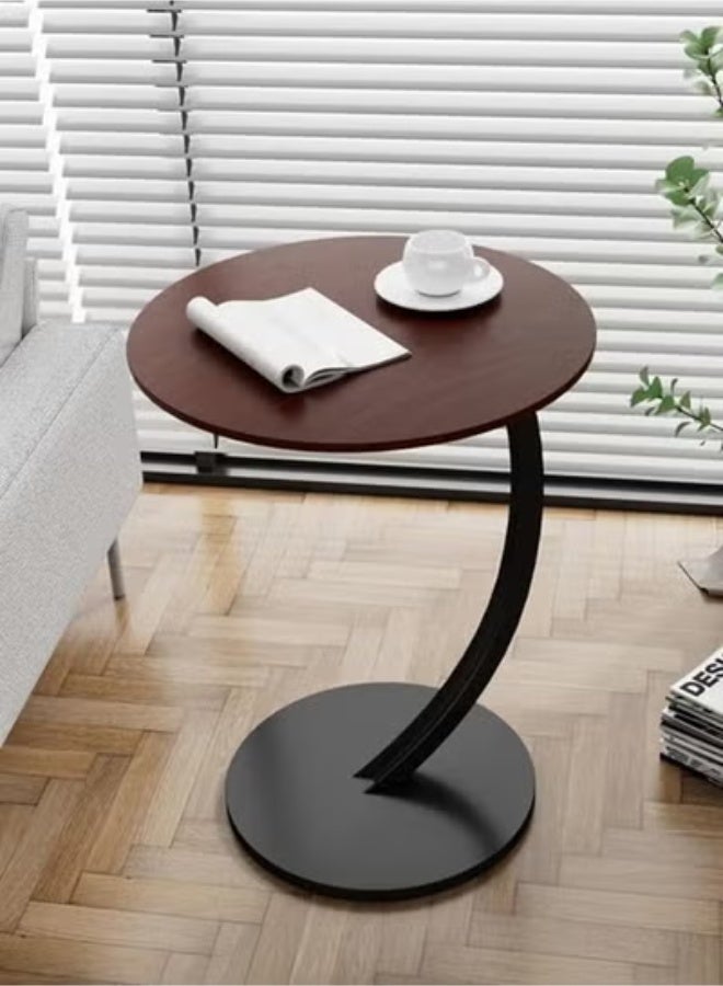 Beauenty Modern C-shaped side table, side table, sofa side table, coffee side table for living room, bedroom and office - Image 1