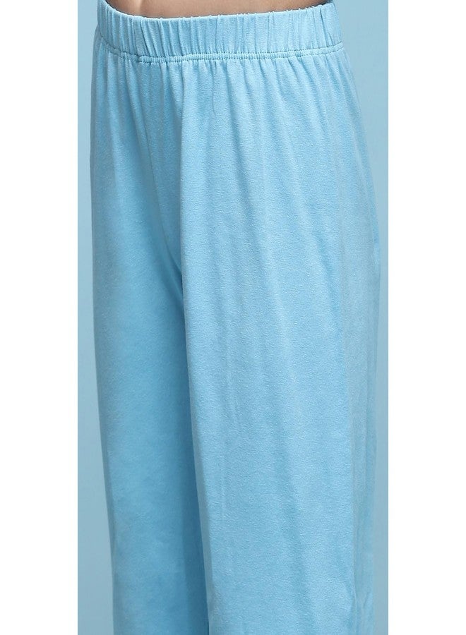 BIBA Girls PRINTED TIRED KID(KWBANARAS HYNMS5804_SKY BLUE_15) - Image 3