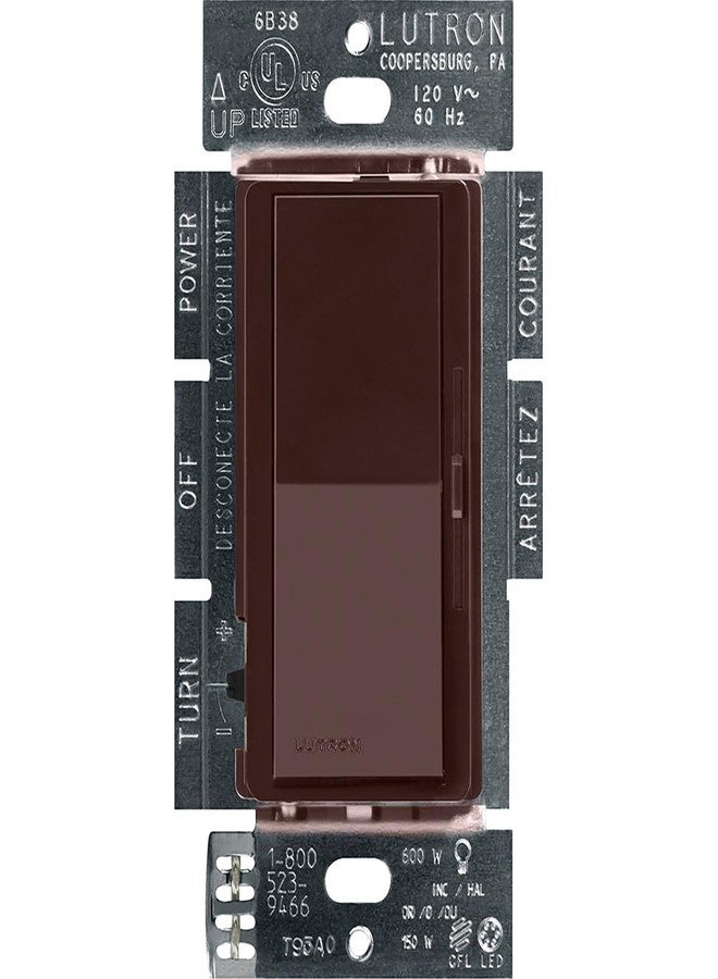 لوترون مفتاح تعتيم LED+ من لترون DVCL-153P-BR، عبوة واحدة، بني - Image 1