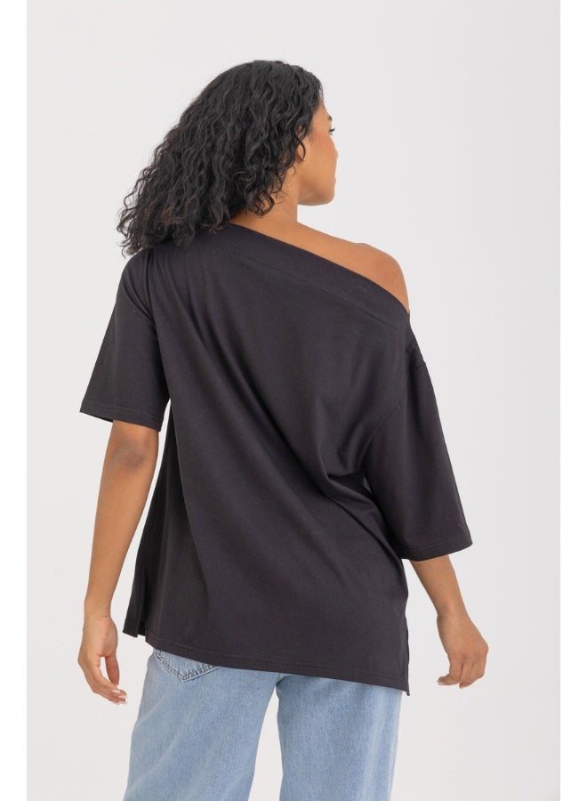 Dresscode Off Shoulder  T- Shirt - Image 4