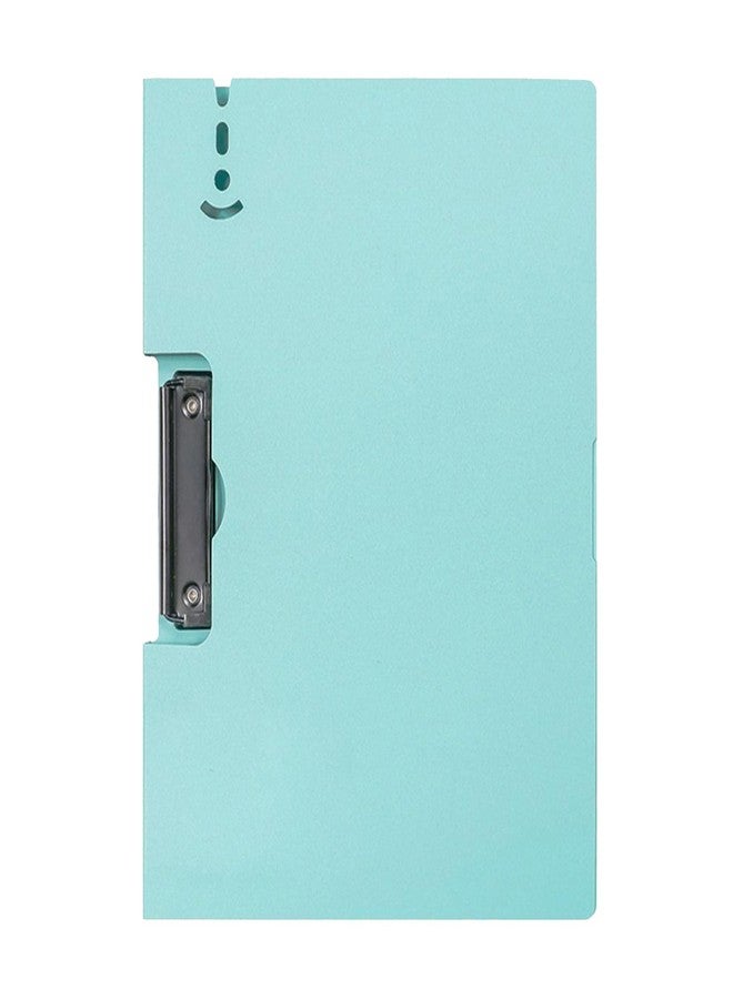 oddpod™ Horizontal A4 Clipboard, Semi-Hard Writing Board/Clip Pad Holder with Outer Cover/Multi-Function Plastic Document Paper Storage File Folder for Students & Professionals - Mint Green - Image 1