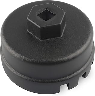 Allmotorparts Allmotorparts Oil Filter Wrench, Oil Filter Housing Cap Removal Tool 64MM 14 Flute, Compatible with Toyota, Lexus,  - Image 1