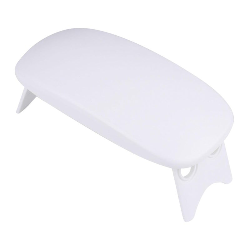 KIRA Nail Arm Rest Pillow Home DIY Foldable Manicure Pillow for Use Nail Art Home Health  Beauty Nail Care Manicure  Pedicure Nail Art Accessories White - Image 1