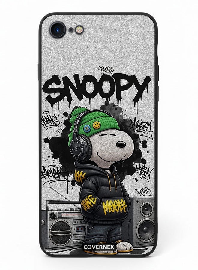 Covernex Apple iPhone 7 Protective Case Cover Printed Featuring Hip Hop Snoopy - Image 2