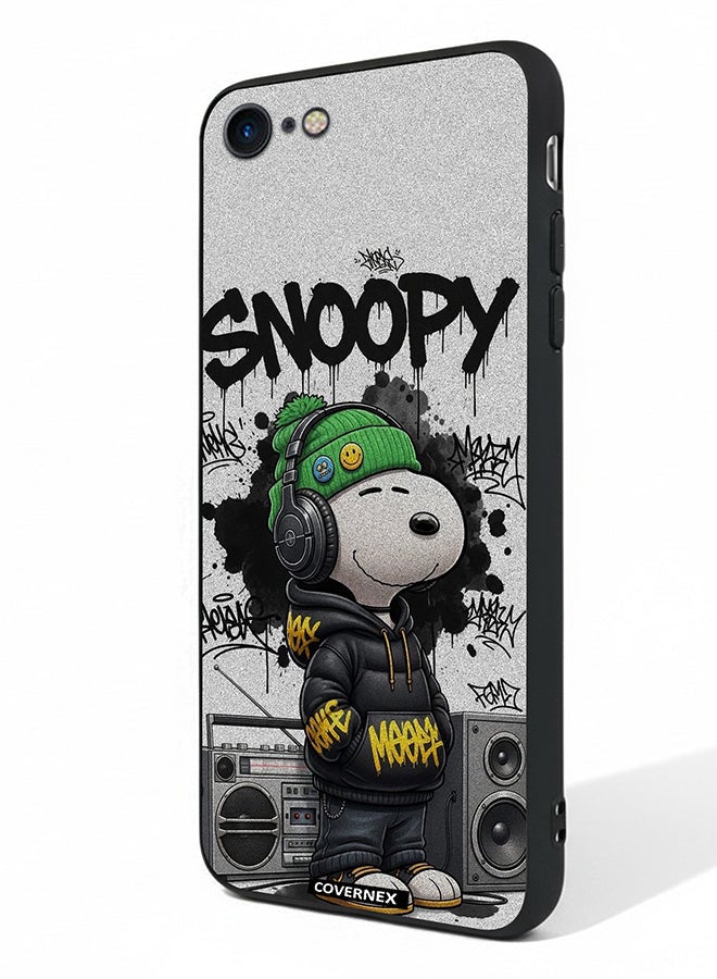 Covernex Apple iPhone 7 Protective Case Cover Printed Featuring Hip Hop Snoopy - Image 1