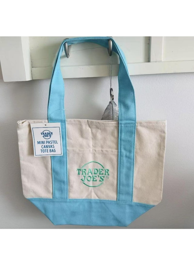 Trader Joe's Trader Joe's Mini Tote Bag Pastel 2025  - Image 1