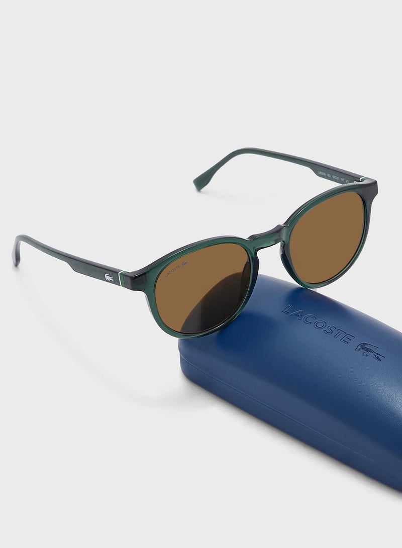 لاكوست نظارات شمسية دائرية - Image 5