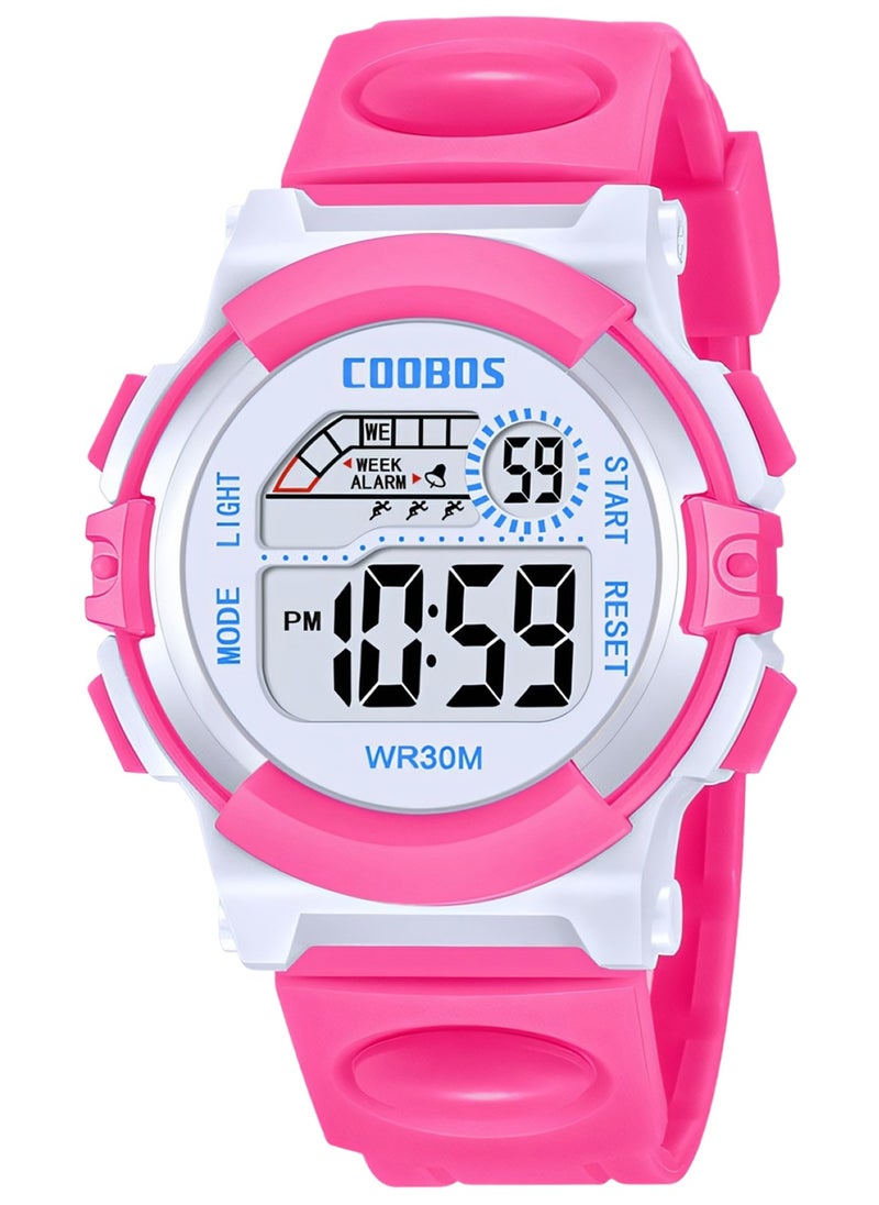 Coobos - Kids' Water Resistant Rubber Digital Watch - Image 1