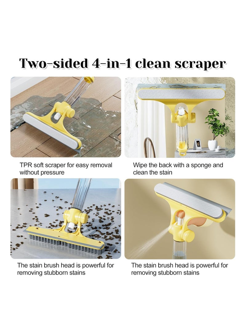 4-in-1 Window Wiper with Spray Function, 21.5 x 25.7 cm, Hanging Design, Watering Can, Soft Scraper - Image 4