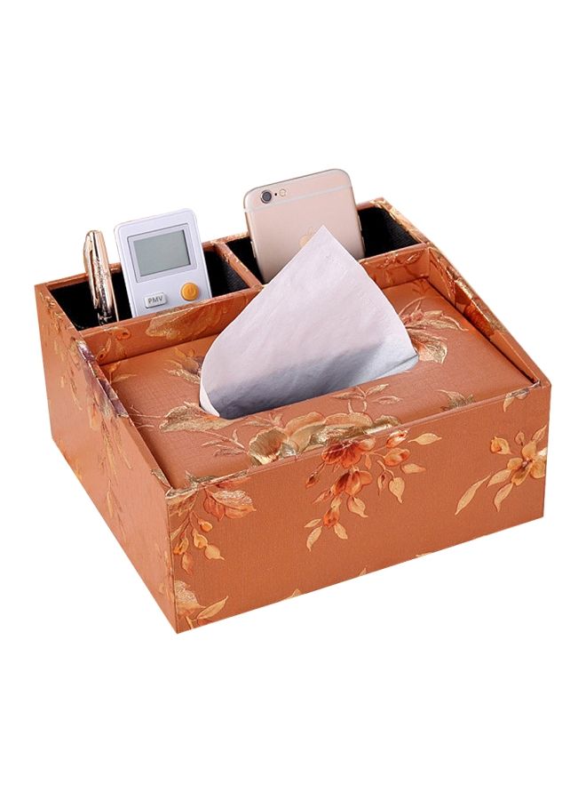 NIBEMINENT Leather Tissue Box Holder Multicolour - Image 2