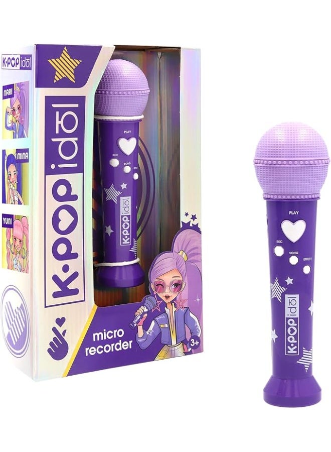 iMC Toys K-Pop Idol Microphone Recorder Battery Operated | Record Your Own Voice | Play K-pop Inspired Sound Effects | Interactive Play  | Collectible | Perfect Gift for KPOP Fans! - Image 1