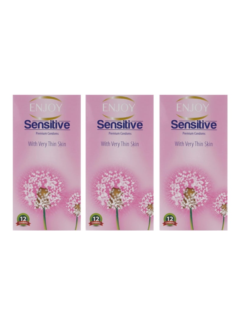Generic Pack Of 3-12-Piece Sensitive Condom 