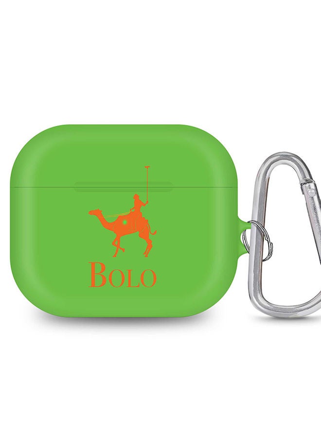 Stylizedd StylePods Case for Airpods 3rd Gen Case With Anti-Lost Keychain - BOLO Green - Image 1