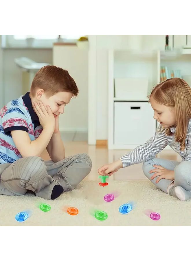 9 قطع من ألعاب القمة الدوارة الصغيرة عالية السرعة هدية تعليمية STEAM STEM - Image 4