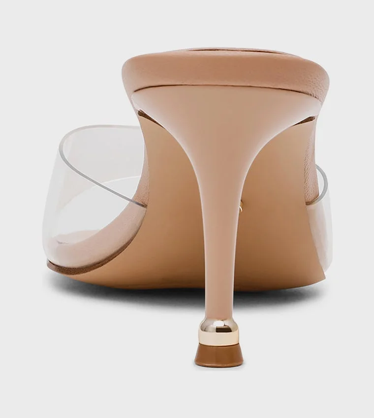 Steve Madden  Rivington Solid Open Toe Heeled Sandals for Women | Best Price UAE