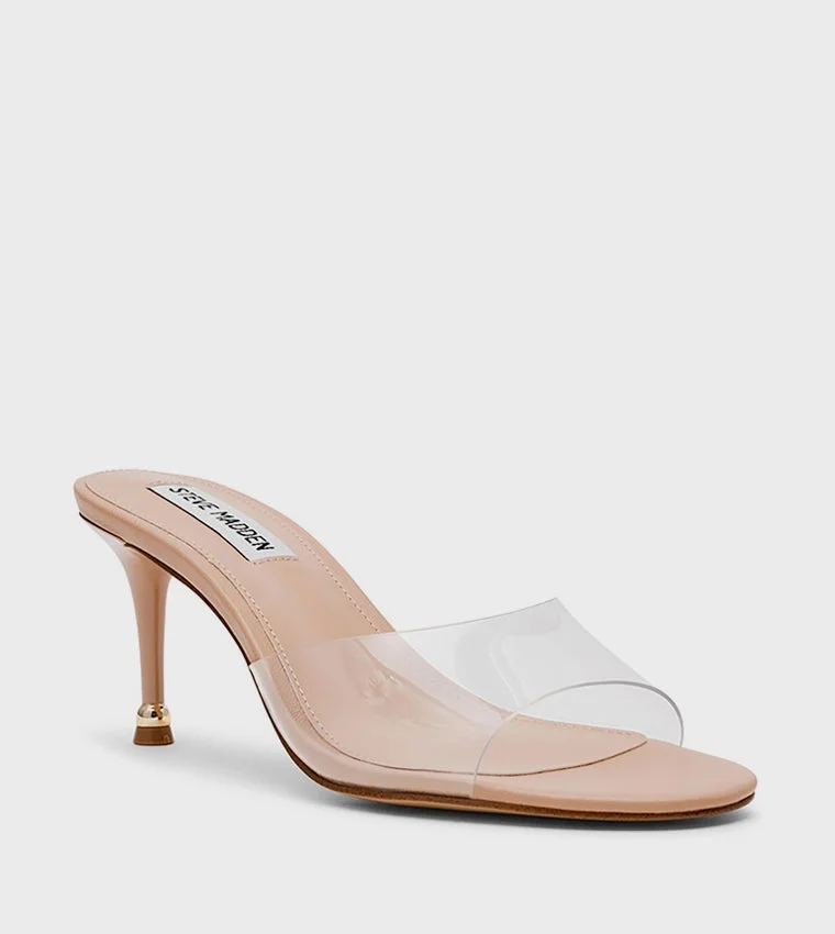 Steve Madden  Rivington Solid Open Toe Heeled Sandals for Women | Best Price UAE