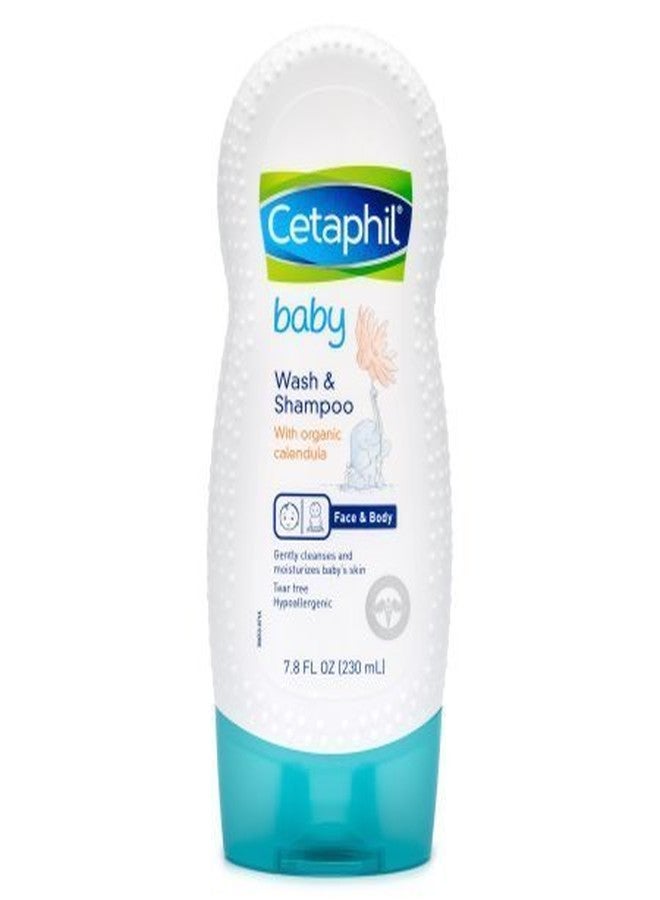 Cetaphil غسول وشامبو بيبي سيتافيل مع كاليندولا العضوي، 7.8 أونصة (عبوة من 4) - Image 2