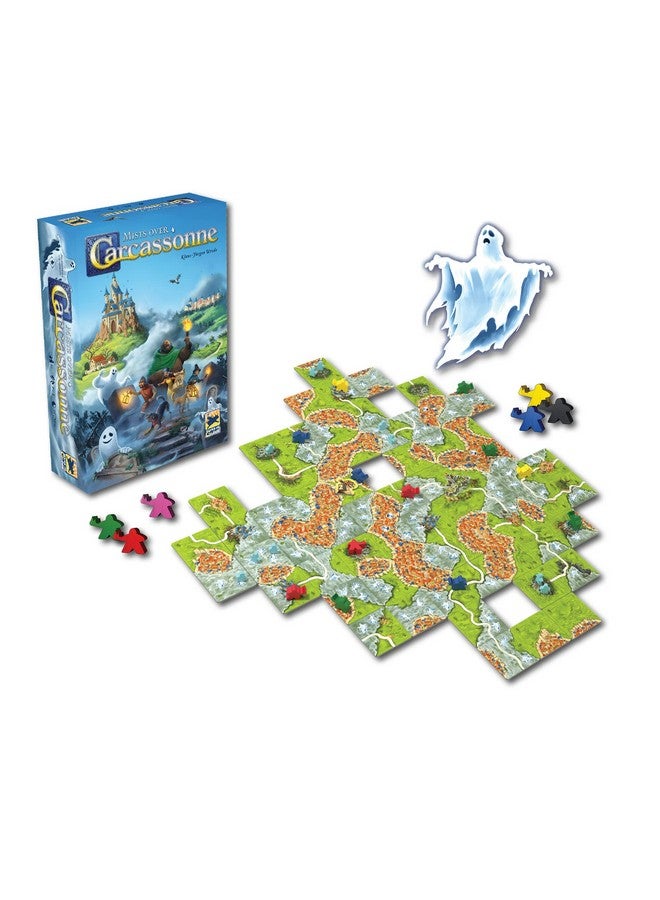 Z-Man Games Mists Over Carcassonne Board Game | Territory Building Strategy Game | Cooperative Family Game for Kids and Adults | Ages 8+ | 2-6 Players | Average Playtime 45 Minutes | Made by Z-Man Games  - Image 2