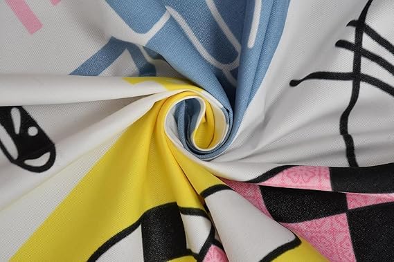 BLENZZA DECO بيلينزا ديكو™ غلاسي قطن لحاف سرير مفرد قابل للعكس للأطفال 1 وملاءة سرير مفرد 1 مع غطاء وسادة 1 (تصميم 6) (من 0 إلى 8 سنوات للأطفال) - Image 5