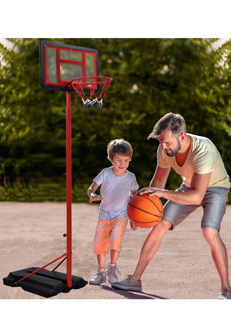 سكاي لاند طقم طوق وحامل كرة سلة بقاعدة متينة | ارتفاع الحامل القابل للتعديل 145 سم - 250 سم - Image 2