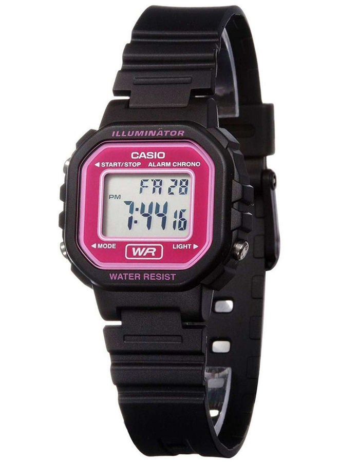 كاسيو ساعة يد من ستانلس ستيل نظام ثنائي LA-20WH-4ADF - Image 1