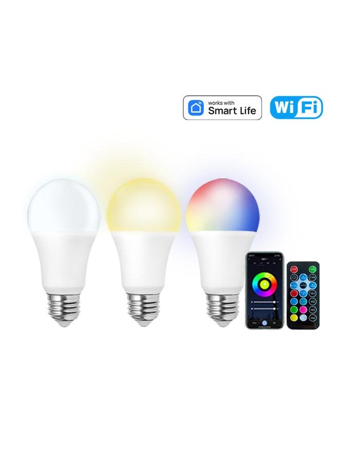 Thoraya Smart Light Bulb Tuya BT WiFi Bulbs Color Changing Dimmable 9W 800 Lumens 2700-6500K RGB LED Light Bulb E26/E27 Works with Alexa for Home Christmas Holiday Decor  - Image 4