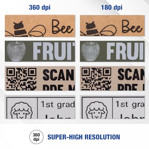 LABELWORKS Epson LW-C610PX Premium Portable Bluetooth Label Machine Printer – Create Sticker Labels for Organization, Small Business, Designer Tape Supported, App Compatible - Image 3