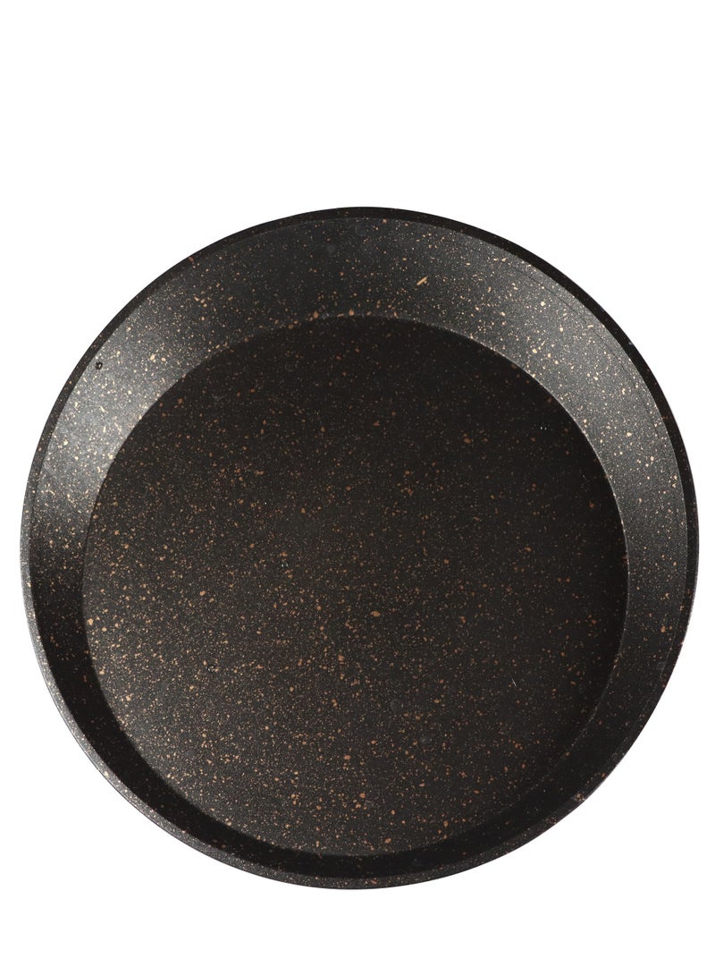 Serenk Fun Cooking Non Stick Crepe Pan, Dosa Tawa with Granite Coating and Aluminum Body, Scratch and Cut Resistant Round Baking Pan for Omelette, Tortilla, Pancake, Egg, 8.6 Inch