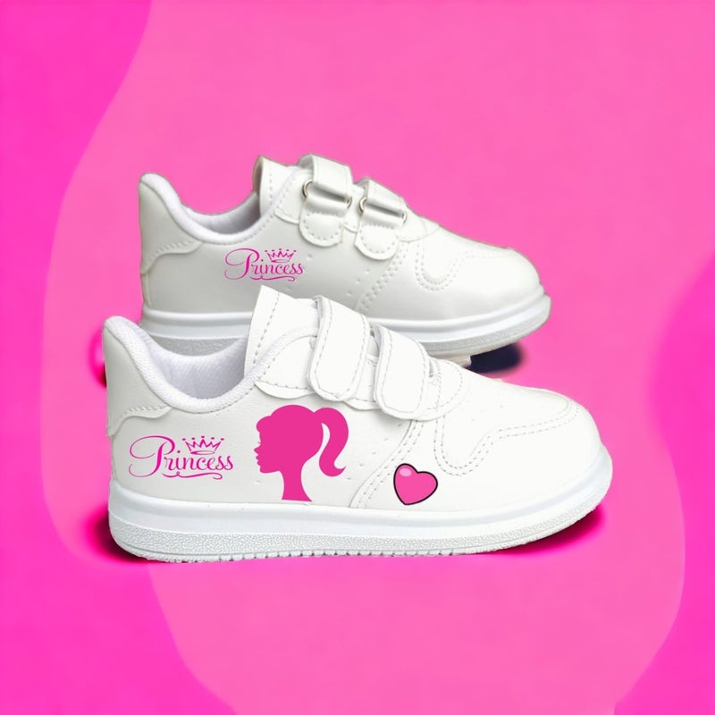 Amazoon Desing Amazon Design Hi Princess Printed Sneaker Girls Sports Shoes  - Image 1
